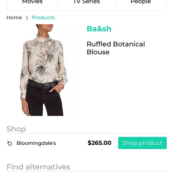 BA&SH blouse size L NWT - Picture 9 of 14